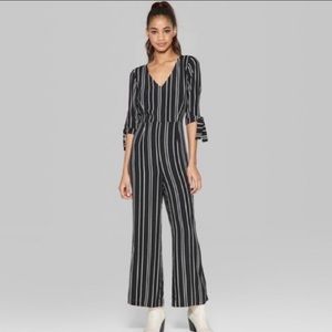 Pinstripe jumpsuit